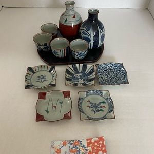 Japanese Arita porcelain Sake set - Arita Display